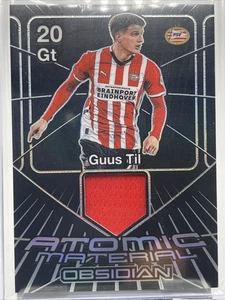 2024-25 Panini Obsidian Soccer Guus Til Atomic Material /199 PSV #AM-GT - Picture 1 of 2
