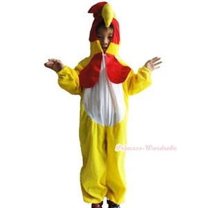 Cute Cock Chicken Hen Animal Outfit Party Unisex Costume Child Kids Size 2-8Year - Picture 1 of 1