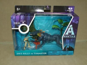 McFARLANE TOYS DISNEY AVATAR WORLD OF PANDORA JAKE SCULLY VS THANATOR NEW - Picture 1 of 6