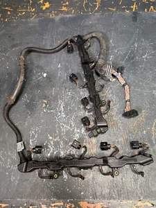 09-13 BMW F10 F12 F13 N63 4.4L V8 ENGINE MOTOR FUEL INJECTOR WIRING HARNESS OEM - Bild 1 von 9