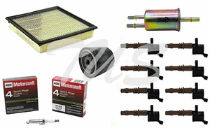 Tune Up Kit 2010 Ford Expedition 5.4L V8 Ignition Coil DG521 SP509 FA1883 FG1036 - Picture 1 of 7