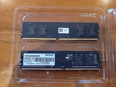 Patriot PSD44G266682B 8GB (2 X 4GB) DDR4 2666MHz - Image 1 of 2