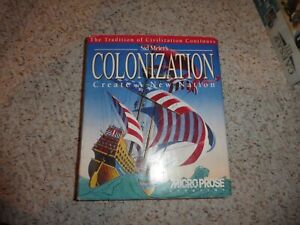 Sid Meier's Colonization PC CD Full Box