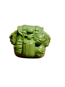 Mochila GI Joe General Hawk accesorio de repuesto 1986 pieza verde DE COLECCIÓN - Imagen 1 de 3