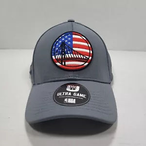 Golden State Warriors Ultra Game NBA Einheitsgröße grau amerikanische Flagge Mütze - Bild 1 von 7