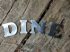 Letters House Numbers 2" Sign Small Word Wall Lettering Home Family Garden Bar