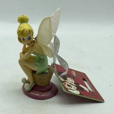 Raro Disney Store Campanilla Sentada en Carrete Hilo Árbol de Navidad Adorno 15 Foto 1 de 4