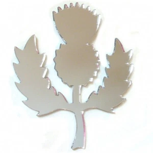 Scottish Thistle Acrylic Mirror (Several Sizes Available) - Picture 1 of 3