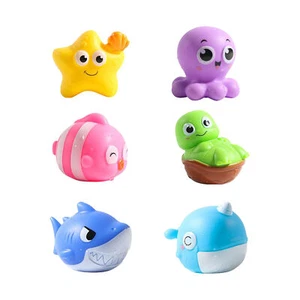 Light up Bath Toy 6X Floating Bath Tub Toys Sea Animal Water Games for Bathroom  - Picture 1 of 12
