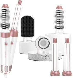 5 in 1 Hair Styler, Hair Dryer Brush, Negative Ionic High-Speed Hot Air Brush fo - Picture 1 of 7