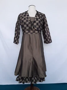 Vintage 50er Jahre Taft Kleid 2 teilig Rockabilly EU 40 - UK 12 Ballkleid - Bild 1 von 20
