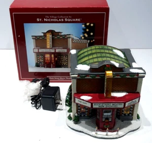 COLECCIÓN PUEBLO por St Nicholas Square iluminado calle principal cine - Imagen 1 de 6