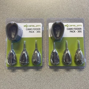 KORUM CAMO FEEDER PACKS 30g X2 BUNDLE SET COARSE FISHING ACCESSORIES - NEW - Picture 1 of 12