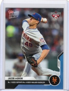 Topps Now 2020 Jacob DeGrom New York Mets Bracket Bonanza #BB2-10
