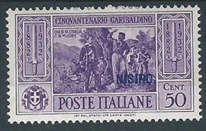 1932 EGEO NISIRO GARIBALDI 50 CENT MH * - RR13584-2 - Foto 1 di 1
