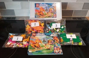 LEGO Elves 41175 The Fire Dragon's Lava Cave 100% complete instructions gift box - Picture 1 of 3