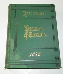 FRANK LESLIE'S POPULAR MONTHLY, Bound Volume One, January - June 1876, Magazine - Bild 1 von 12