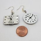 Eco-Chic: Upcycled Watch Face Earrings (Item # 104)