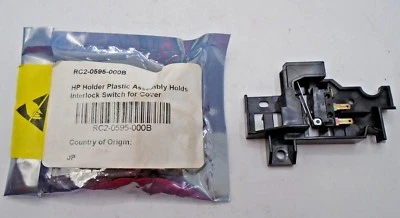 RC2-0595-000 HP PLASTIC Assembly For Interlock Switch for Cover Lot of 2 *25 - Image 1 of 3