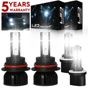 For Dodge RAM 1500 2500 3500 1994-2001 LED Headlight High/Low Fog Light bulb P4C - Picture 1 of 19