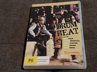 Delmer Daves' DRUM BEAT DVD 1954 in CINEMASCOPE Alan Ladd VGC Free Postage - Image 1 of 4