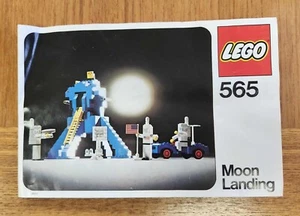 Vintage Antique LEGO Instruction Manual Booklet - 565 Moon Landing - Picture 1 of 2