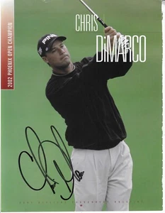 Chris DiMarco PGA Golfer Autographed Signed 8x10 Program Page Photo - Picture 1 of 1