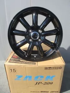 JDM 15inch 100x4h Wheels and tires 4 set mini truck Hijet Carry Sambar Acty - Bild 1 von 5