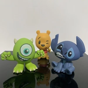 Lot of 3 Funko Disney Mystery Mini Figures Stitch 1/72 Mike 1/18 Pooh 1/18 2012 - Picture 1 of 7