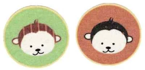 Aplique de tela monkey jungle plancha no bordado 2 pulgadas - Imagen 1 de 2
