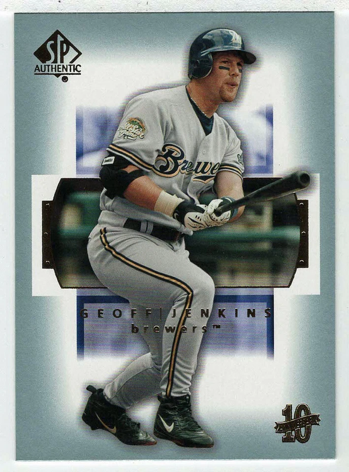 Geoff Jenkins - Milwaukee- 2003 Upper Deck SP Authentic Baseball # 52 Mint - Image 1 of 1