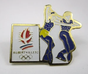 Pin's Pins JO Jeux Olympiques Albertville 92 1992 Patinage Artistique COJO 1990 - Imagen 1 de 2