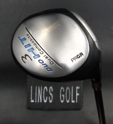 PRGR Duo Hit Dual Composite 3 Wood Stiff Graphite Shaft Golf Pride Grip - Image 1 of 4
