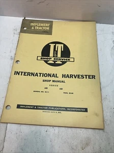 I&T International Harvester IH Series 600 650 Tractor Shop Service Manual IH-11 - Picture 1 of 3