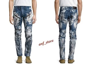 NUEVO CON ETIQUETAS PRPS Goods JAPÓN BARRACUDA Hombres Jeans 36 x 32 Desteñidos ANGUSTIADOS Impresos $450 - Imagen 1 de 4