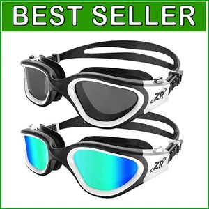 Premium Anti-Fog Swimming Goggles - 2-Pack for Men and Women, Comfort & Style - Picture 1 of 8