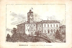 AL14-8E) ROBELLA CASTELLO DEI CONTI DI ROBILANT VIAGGIATA ASTI - Picture 1 of 2