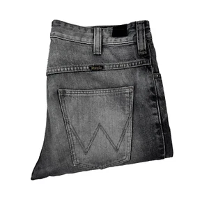 Wrangler Mens Jeans W33 L32 Black Straight Shooter Fade Distressed Straight Leg - Bild 1 von 10