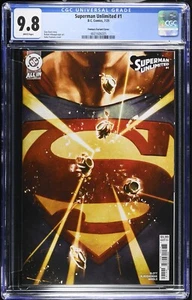 Superman Unlimited #1 Sebastian Fiumara "Bullets Bounce Off" Cover - CGC 9.8 - Bild 1 von 2