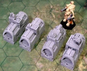 Wargames Scenery Gelände Gebäude 6mm - Kaserne - Bild 1 von 5