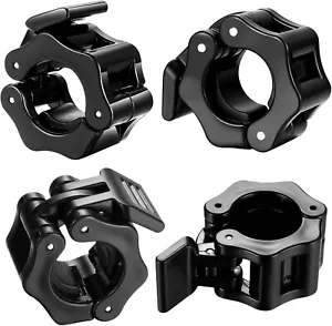 4 Stück Hantelverschlüsse Hantel Verschluss, 30Mm Langhantel Klemmen KragenClips - Bild 1 von 7