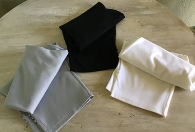 Bob Mackie 尺寸 XLg 紧身裤 Capri 拉黑色或白色或婴儿蓝色新品 — 第 1/4 张图片