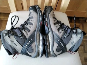 MENS SALOMON GORETEX ORTHOLITE CONTAGRIP HIKING BOOTS, SIZE 8.5, VG CONDITION. - Picture 1 of 12