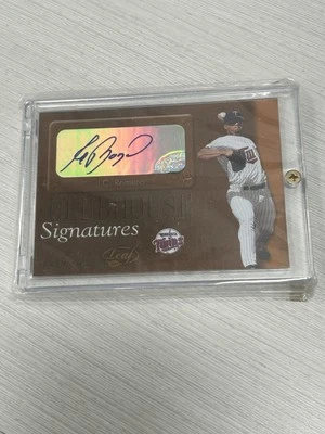 2003 Leaf - Clubhouse Signatures J.C. Romero #4 Bronze (AU) - Image 1 of 2