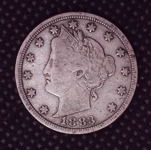 Liberty Nickel 1883 "Sin centavos" mejor grado V 5 (C) #F018 - Imagen 1 de 2