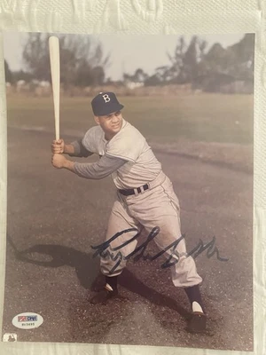 Foto autografada 8 X 10 de Roy Campanella “Assinatura pré-acidente” com certificação PSA - Imagem 1 de 2