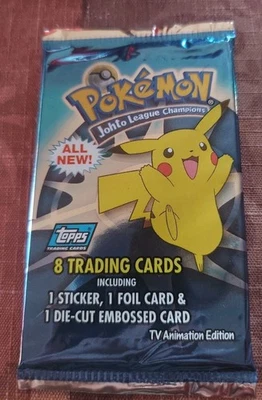 Topps Pokemon Topps Johto League Champions 1 Pack Sellado de Fábrica 2001 Foto 1 de 4
