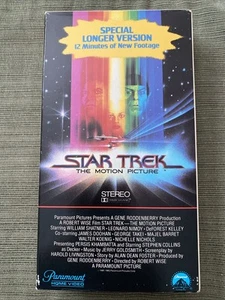 Star Trek, The Motion Picture, 1980 (VHS, 1990) Original Cover Art Special Ed. - Picture 1 of 8