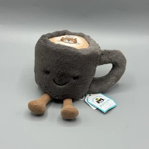 Jellycat Amuseable Coffee Cup Plush 6" New w/ DAMAGED TAGS Authentic US Seller - Picture 1 of 10