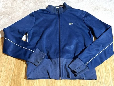 Chaqueta polar Lacoste unisex azul con cremallera azul marino - talla 38 pequeña cremallera circular Foto 1 de 3